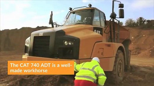 CAT 740 Articulated Dump Truck (ADT) Review & Specs