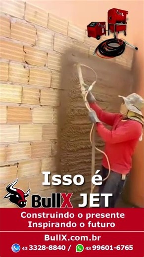 BullX JET - Fast, strong, and versatile for spray-applying plaster and dash coat