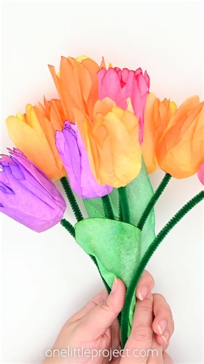 Coffee Filter Tulips 🌷 💐