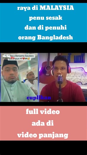 perbedaan raya di Malaysia dan Indonesia #reaction #malaysia #indonesia #viral