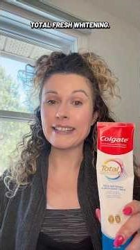 Colgate Total Fresh Whitening Toothpaste. It worked for me! #colgate #ugc #ugcvideo