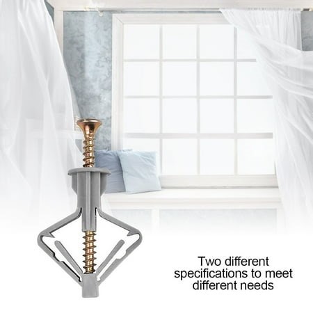 stanreset Expansion Anchors Plastic Drilling Expansion Tubes Drywall Screw Bolts Pipes Butterfly(50 nails) - Walmart.ca