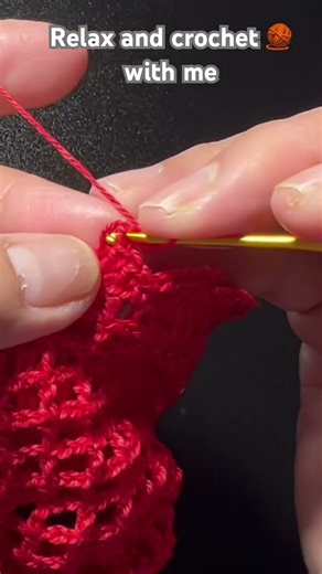 Shell 🐚 stitches #crochet #beginnersstitch #crochetpatterns #crochetdesigns #crocheting