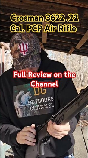 Crosman 3622 .22 Cal. PCP Air Rifle- Full Review on the Channel.