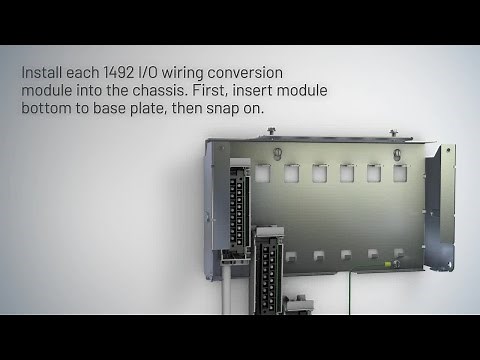 Modernize SLC™ 500 to CompactLogix™ 5380 control system with 1492 I/O wiring system