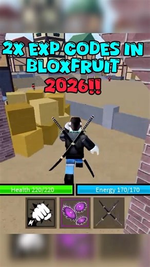 🤩2x exp codes in blox fruits #bloxfruits #roblox #shorts