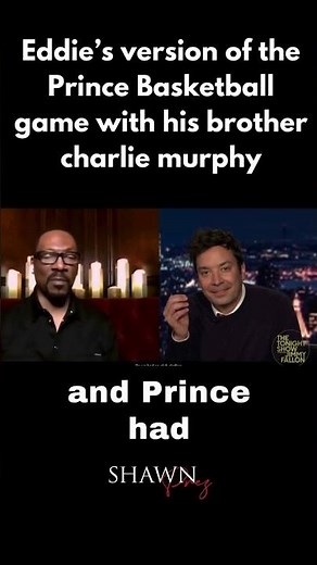 Eddie Murphy's Version of the Famous, Prince vs. Charlie Murphy Basketball Game #shorts #comedy