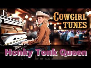 Honky Tonk Queen | Country Music | old Piano | Nicolle B. Forest