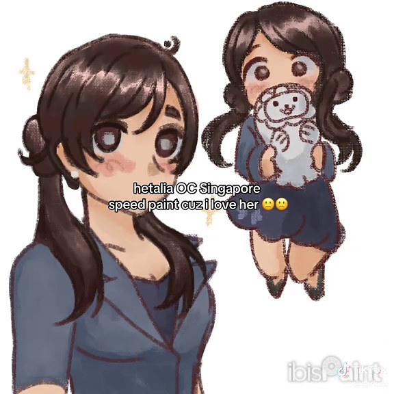 sigh i wish she was real ,,💔💔 #fyp #singapore #hetalia #hwssingapore #originalcharacter #art #digitalart #ibispaintx #axispowershetalia #hetaliaworldstars #foryouuuuuuuuuuuuu #earth
