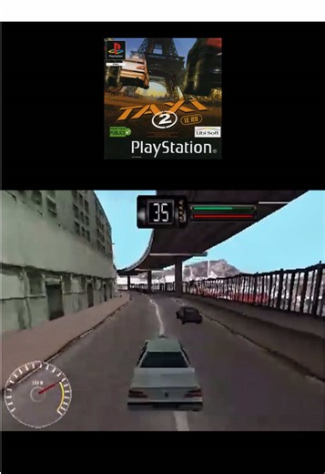 Taxi 2 Gameplay: A Nostalgic Racing Adventure on PS1