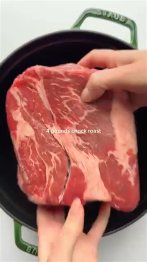 NO CROCKPOT NEEDED! 🤩 If you need a last-minute meal for tonight… this oven roast is SO juicy and delicious, it’s a crowd pleaser for sure 🔥🥩 I’m using my Staub oven-safe pot, but any oven-safe pot with a lid will do! You can also comment #100gm for my NEW free high protein meal plans!! (with 100gm of protein each) 📝 Best Body members, this recipe is linked on your homepage, add it to your meal plan for next week! Login or join here: CollegeNutritionist.com (it’s the link in my profile) | Ra