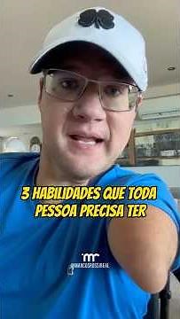 As 3 HABILIDADES que toda pessoa PRECISA TER para TER SUCESSO!