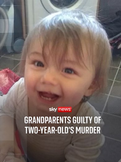 The grandparents of a two-year-old boy have been found guilty of his murder. Michael and Kerry Ives were convicted of murdering Ethan Ives-Griffiths in 2021. He was found dangerously dehydrated, severely underweight and had 40 visible bruises or marks when he collapsed at their home in Flintshire, North Wales.