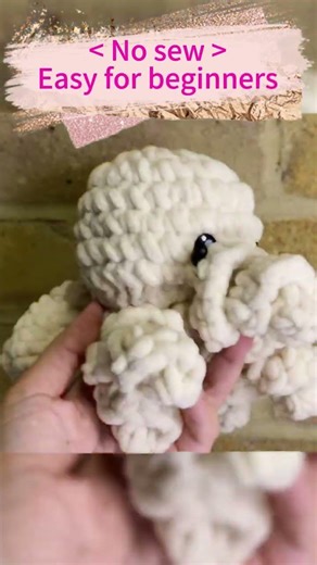 How to Crochet a NO-SEW Octopus 🐙 | Step-by-Step Free Tutorial #crochet #crochettutorial #amigurumi