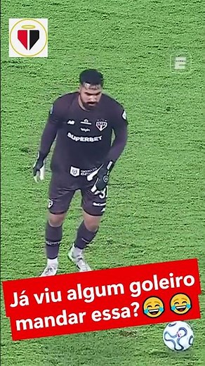 WHAT A SPIN! Goalkeeper Coronel provides an unusual moment during São Paulo's draw in the Copa Su...