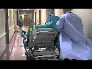 Live Open Heart Surgery - Patient Rolling In