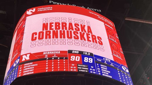 Rienk Mast leads Nebraska men's basketball to nail-biting victory over BYU