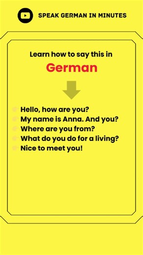 5 German Phrases to Start a Conversation 🇩🇪 | #learngerman #foryou#learngerman #foryou #GermanLanguage #DeutschLernen #GermanGrammar #SpeakGerman #speakgermaninminutes #creatorsearchinsights #deutschlearnen