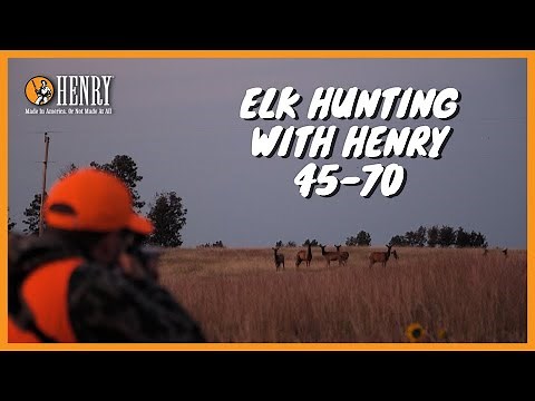Henry Color Case Hardened 45-70. Nebraska Elk Hunting! #huntwithahenry