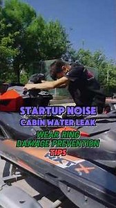 Startup noise cabin water leak,wear ring damage prevention TIPS!! #rxt #jetski #seadoo #maintenance