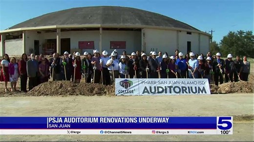 PSJA ISD breaks ground on auditorium dome renovation project