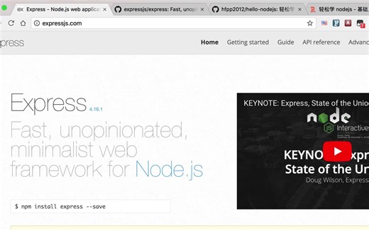 Node.js + Express + MongoDB