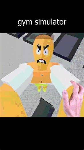 gym simulator #gym #shorts #comedy #memes