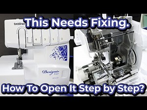 Brother Designio Serger DZ1234| COVER REMOVAL AND REPLACEMENT| Brother Lock 1034D Serger