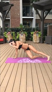 Bikini Core and Leg Workout Fitness Friday: Bikini Workout this 4th of July Weekend Here's a simple workout you can do anywhere with no equipment to get you a toned bikini body. Do 3- 4 sets of 12-15 reps. 1. Push up side plank Knee tuck 2. Jumping Lunges w/ Knee up 3. Single Leg Hip raise 4. Butterfly Squats 5. Alligators Jacks #fitness #motivation #KarinaCrossFitness #training #bikini #bikinibody #workout #Personaltraining #fitnessmodel #fitover40 | Karina Cross Fitness