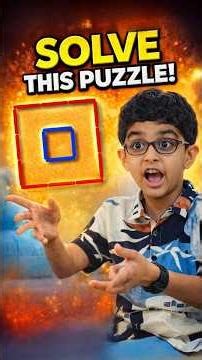 Move 4 Sticks to make 4 square 🤓 #neonschool #matchstickpuzzle #challenge #trending