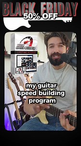 5.6K views | BLACK FRIDAY SALE!  Get 50% off Guitar Speed Builder!...