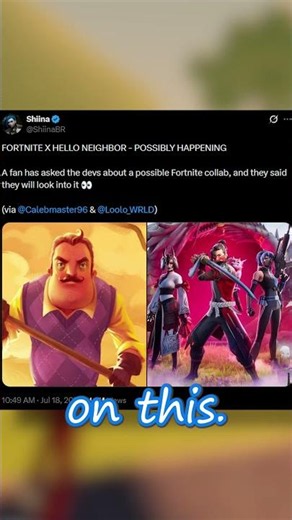 Hello Neighbor x Fortnite is Officially Happening!