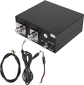 DC -160MHz Antenna Sharer,100W Antenna Sharer SDR Transceiver Switch TR Switch Box,Antenna Sharing Device Aluminum Alloy Box Device