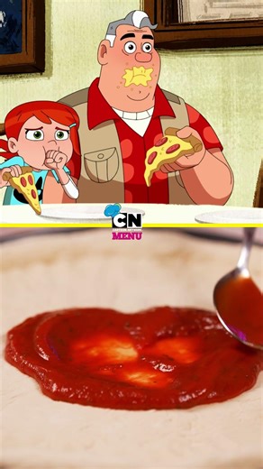 #cartoonnetwork Menu | A yummy Pepperoni Pizza from #Ben10 🍕‪@fatafeat‬
