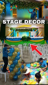 STAGE DECORATION DESIGN SKIRTING DESIGN #diy #tutorial #decoration #skirting | Tutorial family