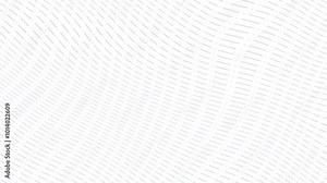 Wavy Pattern motion background with grey lines geometric waving seamless loop animation white background