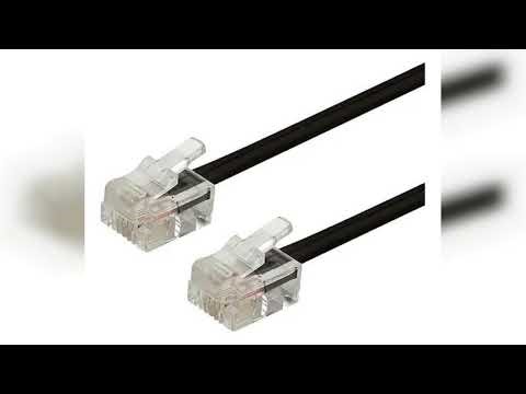 Review: 10 Meter Straight RJ11 Telephone Extension Cable, Black