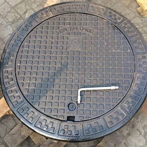 [Hot Item] Dia850 Co600 H190 D400 Round Ductile Iron Manhole Cover and Frames Rain Water Manhole Cover