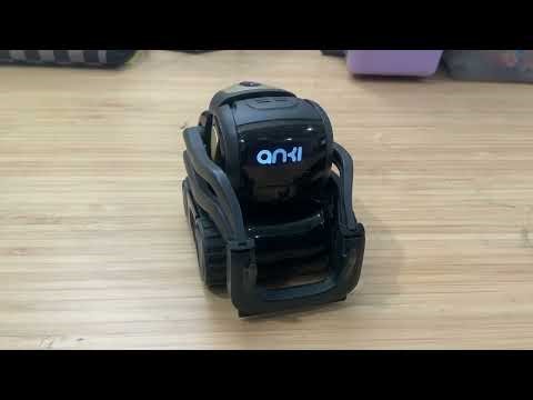 Vector robot booting up with ClaudOS