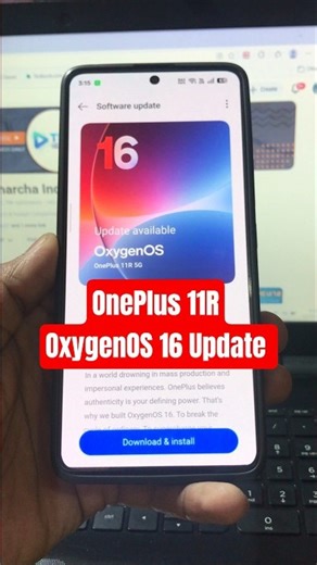 OnePlus 11R New Update #oxygen os16#shortsfeed#oneplus11r
