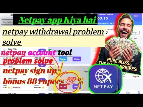 Netpay withdrawal problem solve kaise kare // netpay tool relink problem solve// #netpay #earningapp