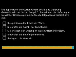 Prüfungs-Check Einzelhandel: Arbeitsschritte beim Wareneingang