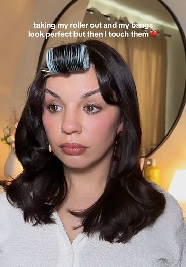 Achieve Perfect Bangs with Velcro Rollers Effortlessly