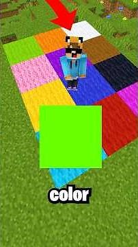 MINECRAFT BUT A SECRET COLOR IS KILLING ME #minecraft #shorts #tiktok