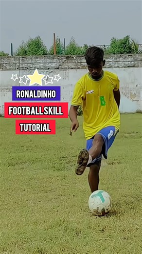 Ronaldinho football skill tutorial ⚽🥵❤️ #football #skills #soccer #reels | Sonu Rajbhar