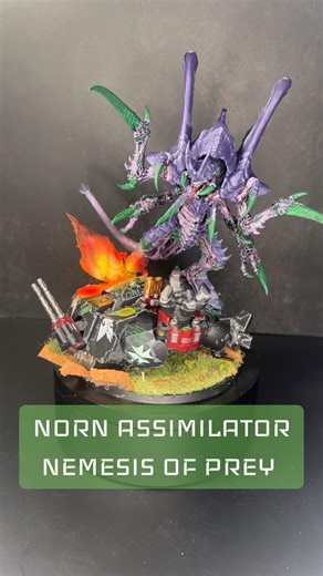 Norn Assimilator | Model Showcase #tyranids #warhammer40k #warhammer #miniature #miniaturepainting