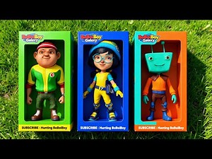 Wow! BoboiBoy Toys in Boba Drink, BoboiBoy Solar, BoboiBoy Blaze, Yaya Gopal Fang