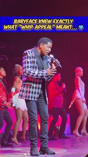 R&B & BABYFACE GO TOGETHER! Whip Appeal #concert #rnb #music #shorts