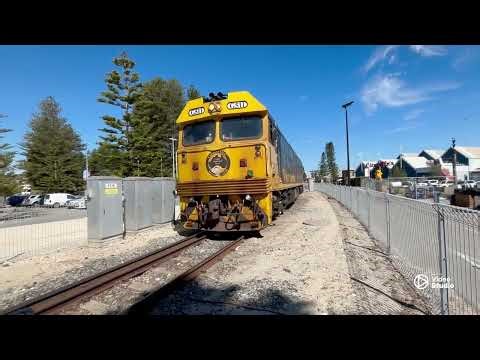 Trainspotting around Perth Western Australia in November and December