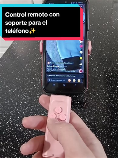 Control remoto con soporte para el teléfono✨️#control #remotecontrol #tiktokshop #comodidad #soporte
